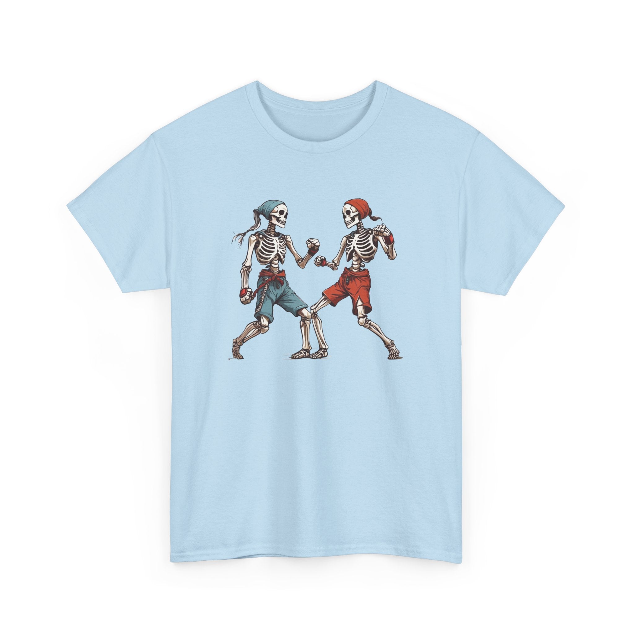 Skeleton Boxers Fight Tee — Vintage Skeleton Boxing T-Shirt