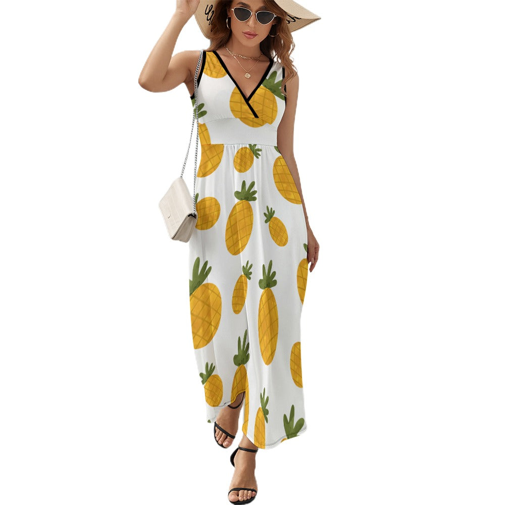 Sweet Escape Pineapple Maxi Dress