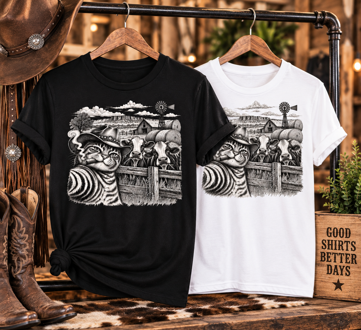 Ranch Selfie Unisex Western Tee