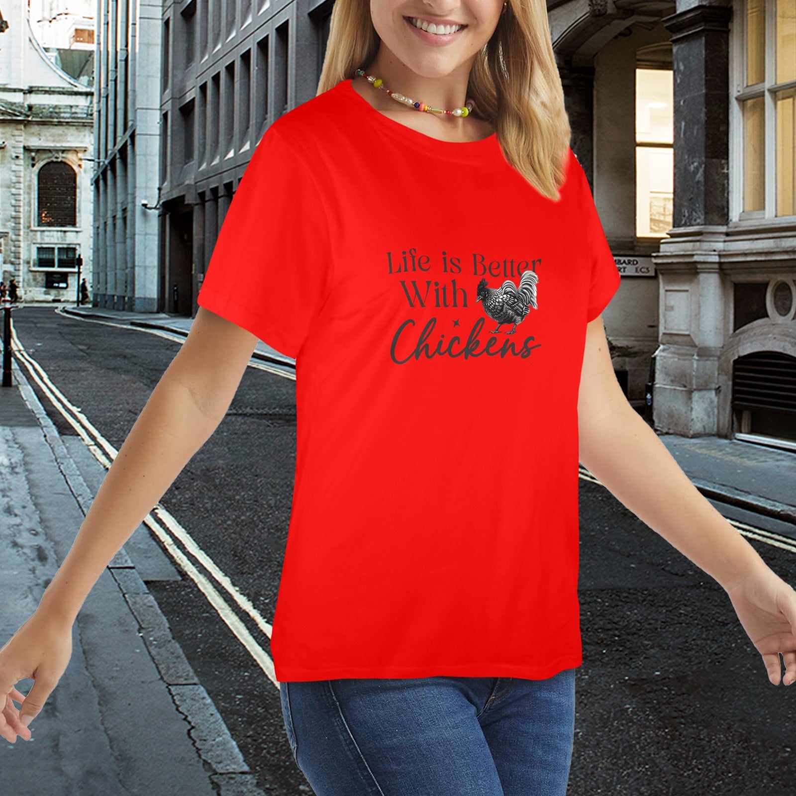 Life is Better With Chickens Graphic Tee