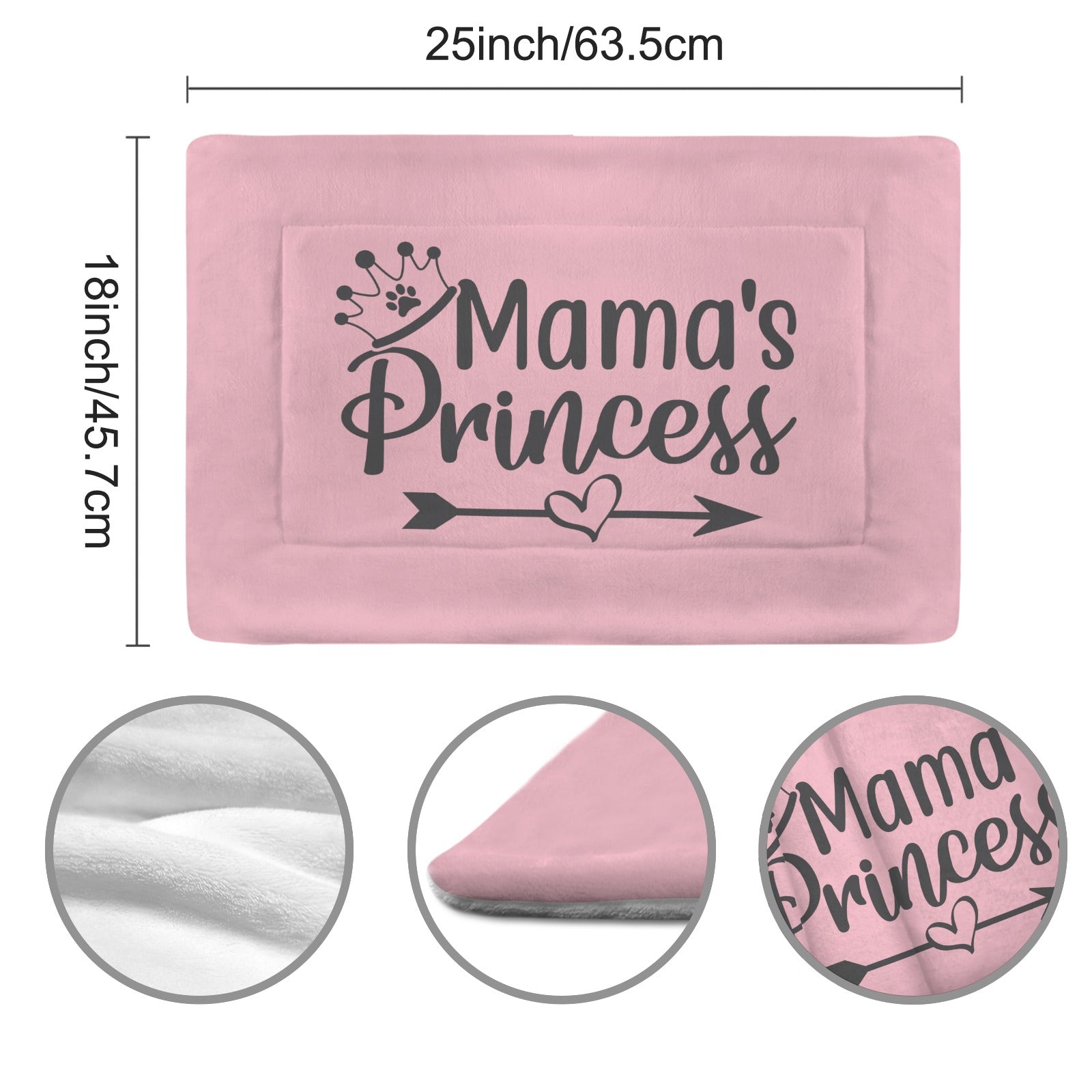 The Coco Collection — Princess Pink Pet Mat