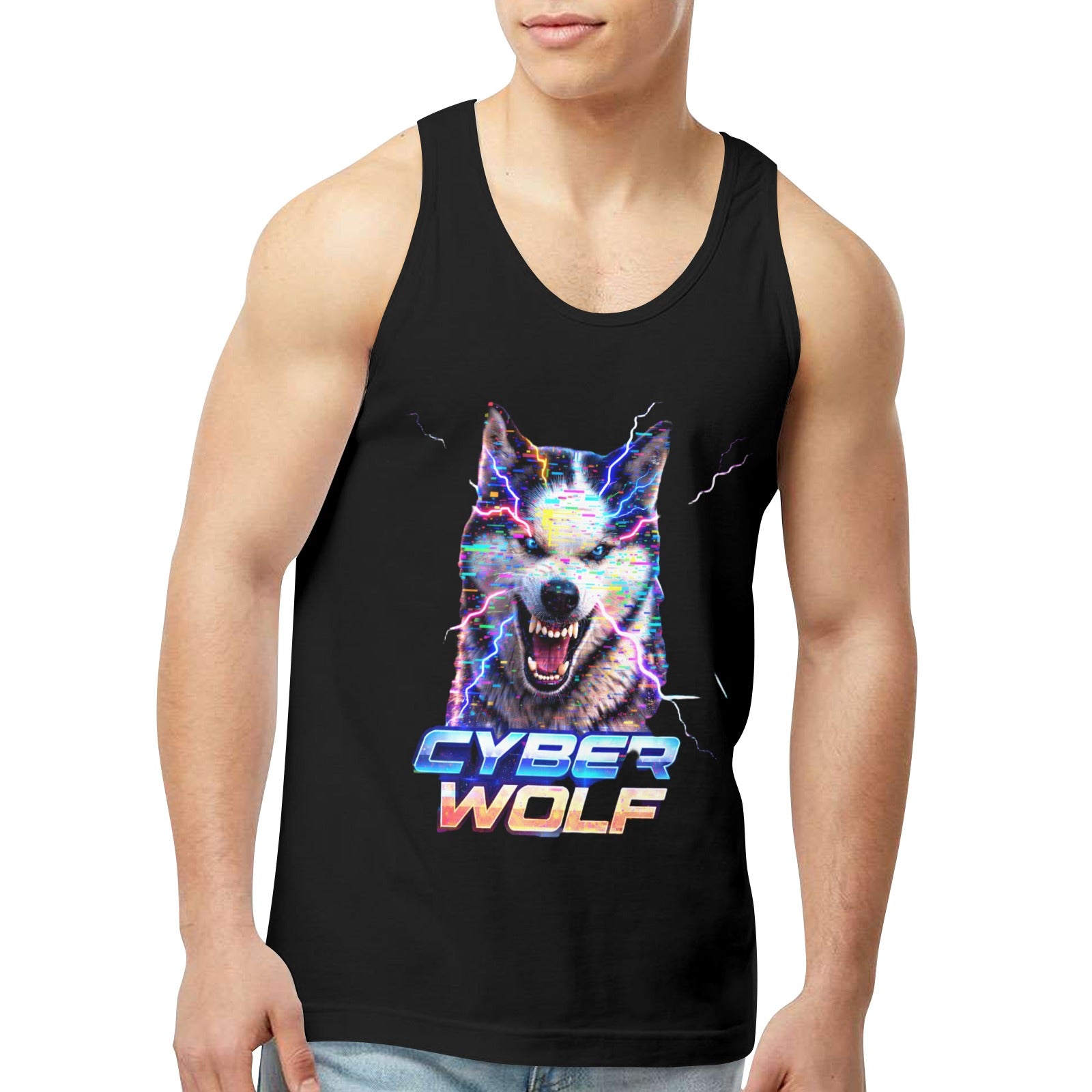 Cyber Wolf Series  Tank Top