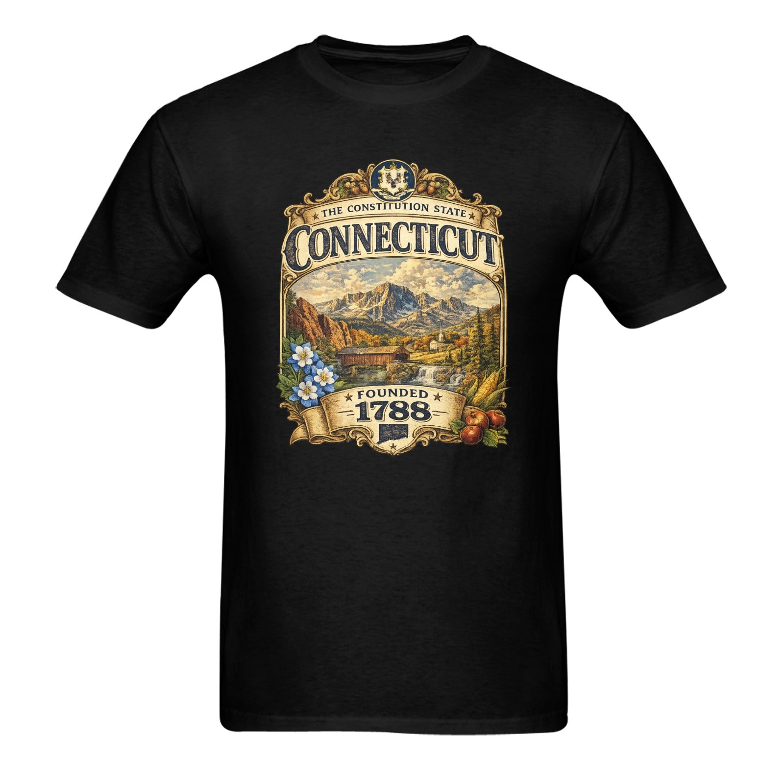 Men's Historical Connecticut T-Shirt