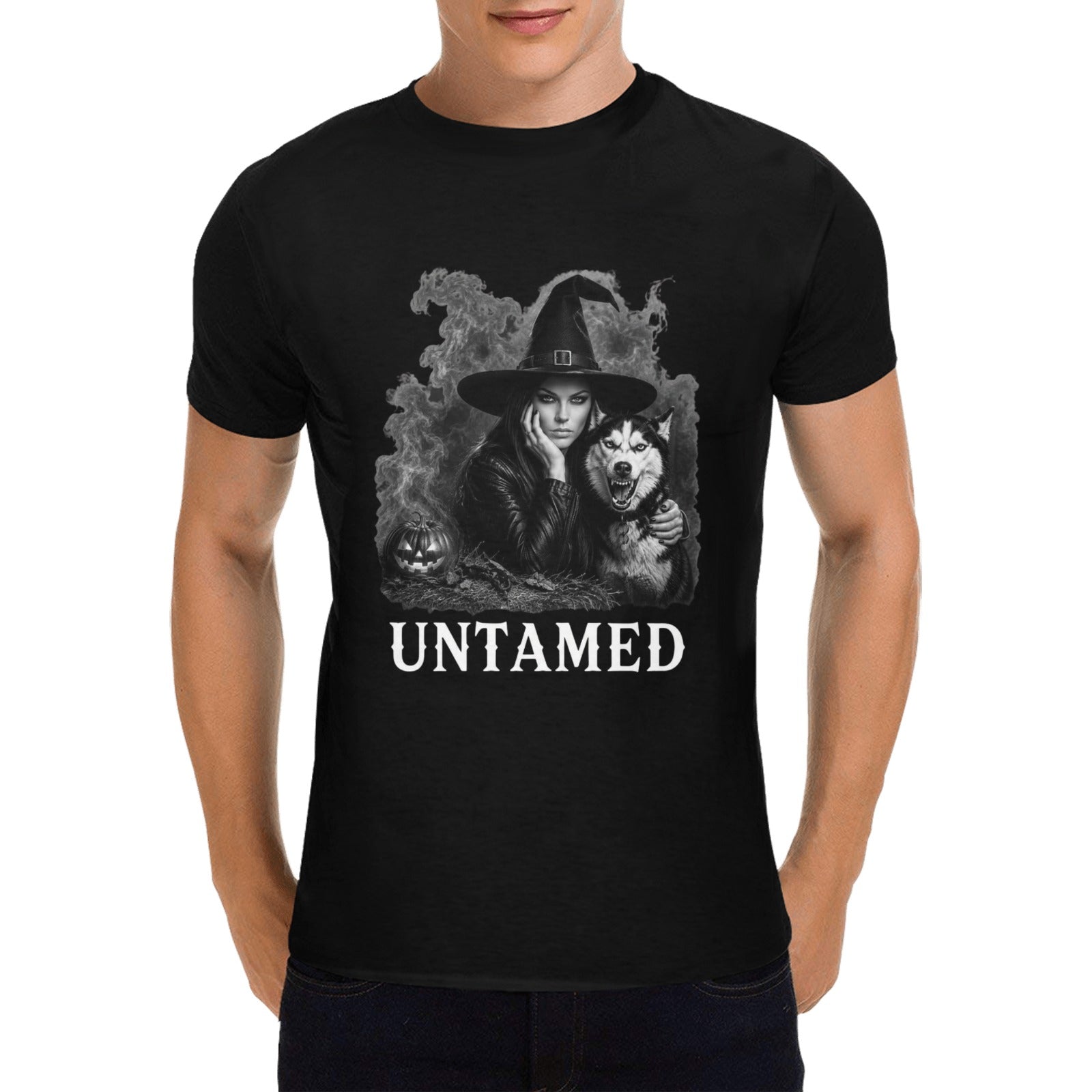 Wolf Hill Ranch Witch Dark Halloween Graphic Tee