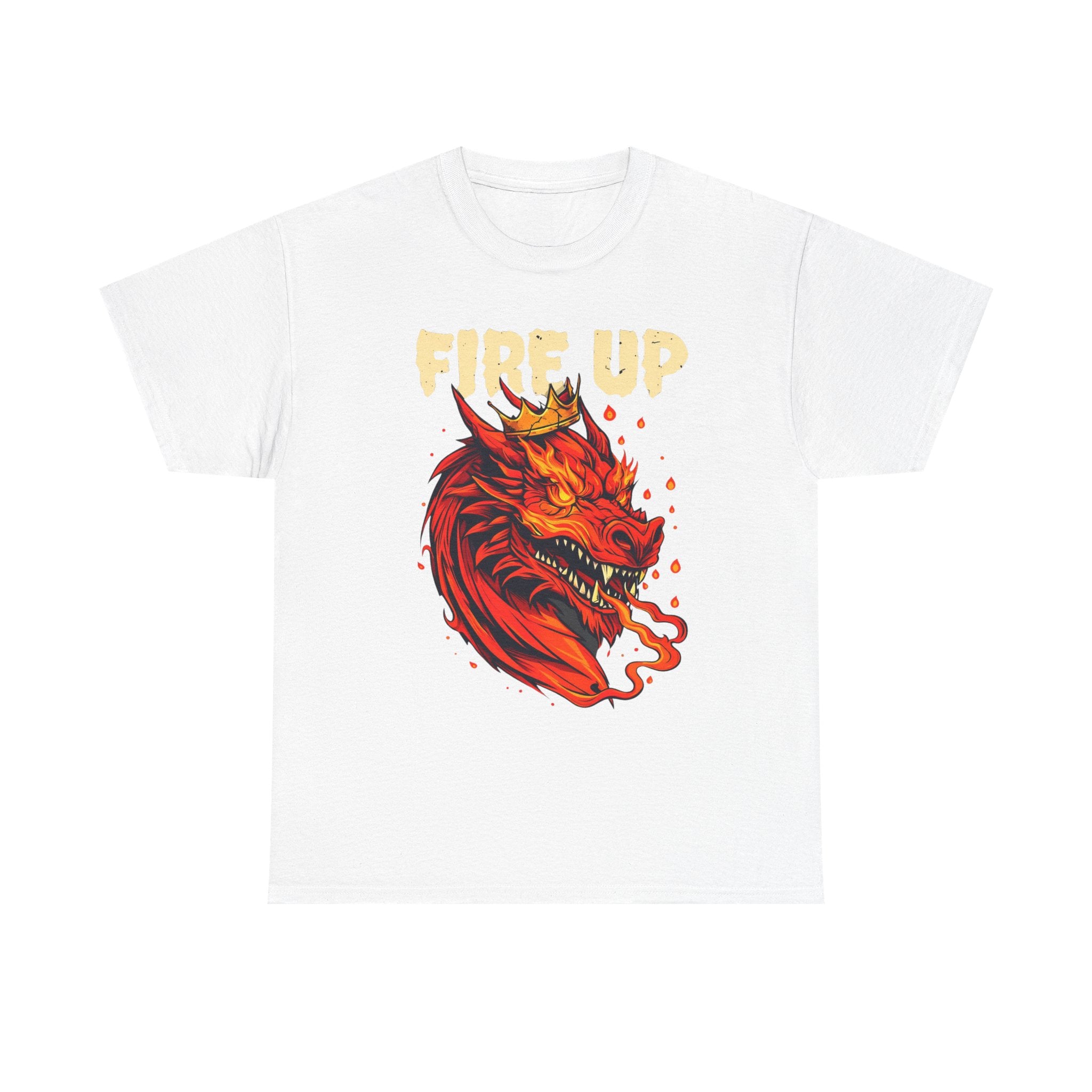 Fire Up Dragon T-Shirt — Fantasy Dragon Tee