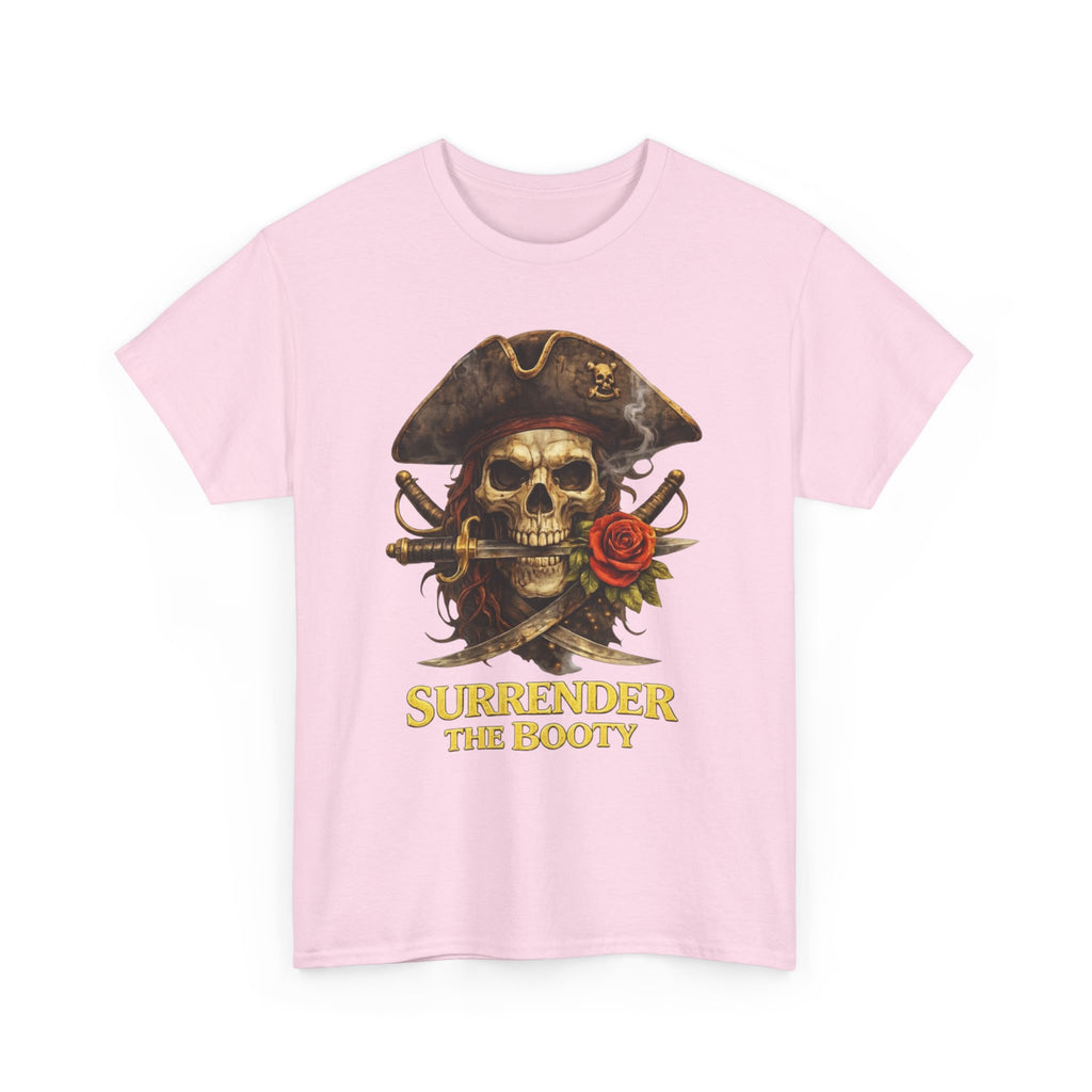 Pirate Skull Tee — "Surrender the Booty" Graphic T‑Shirt