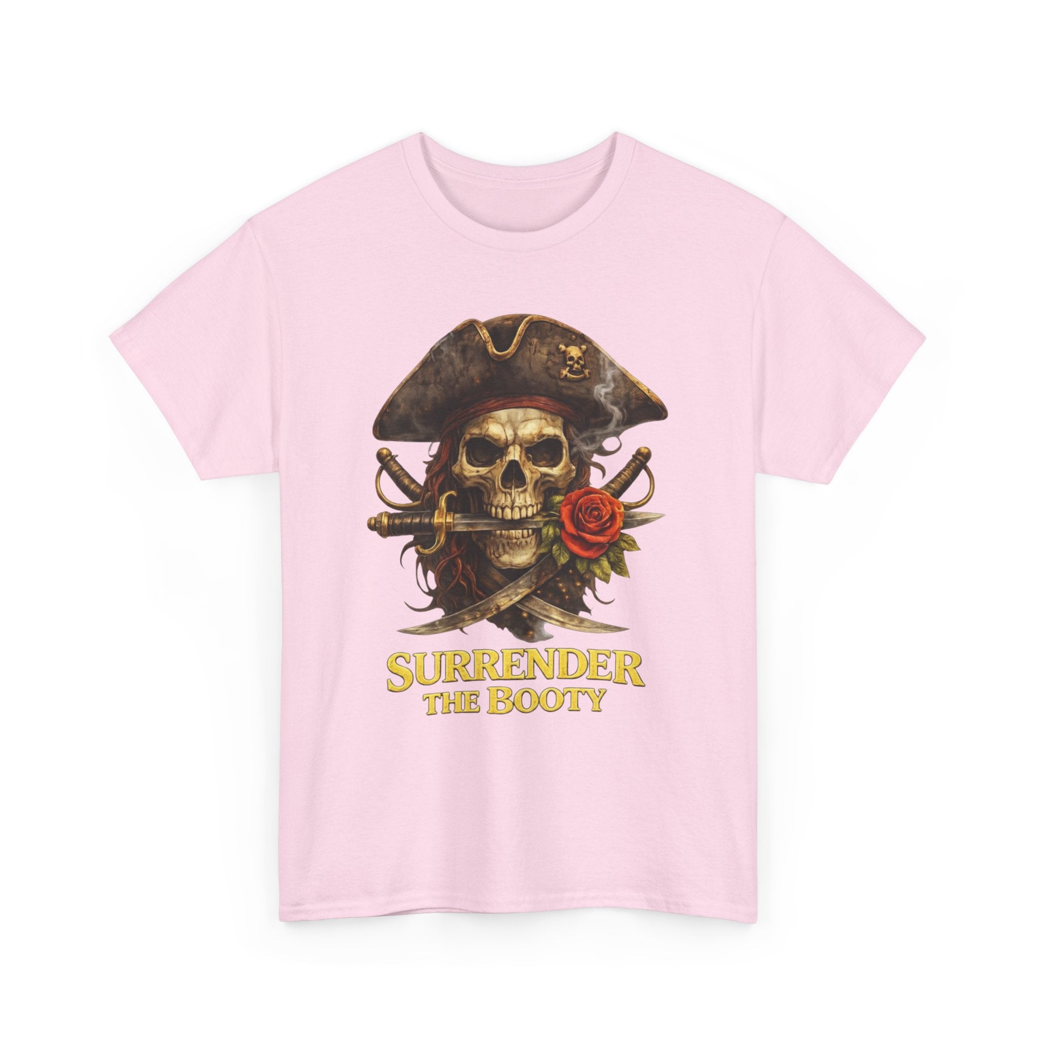 Pirate Skull Tee — "Surrender the Booty" Graphic T‑Shirt