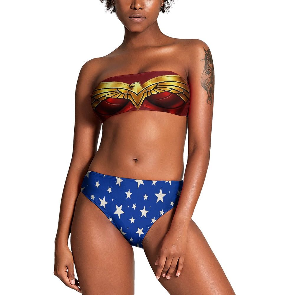Ladies Amazon Hero Two Piece Bikini Swimsuit