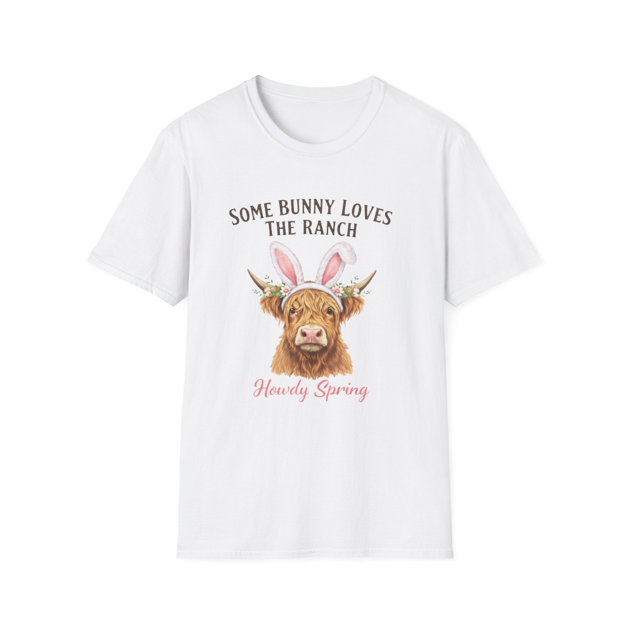 Some Bunny Loves The Ranch T-Shirt — Cute Bunny-Eared Cow Spring Tee
