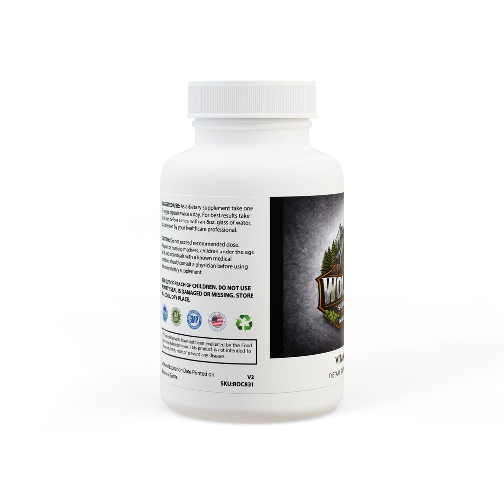 Immune Defense Supplement by Wolf Hill Supplements Vit D3 and K2 (60 Capsules)