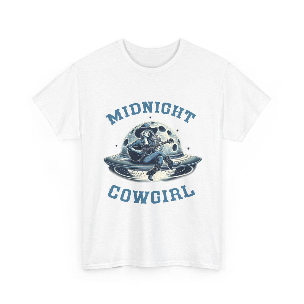 Midnight Cowgirl T-Shirt — Retro Space Cowgirl Graphic Tee