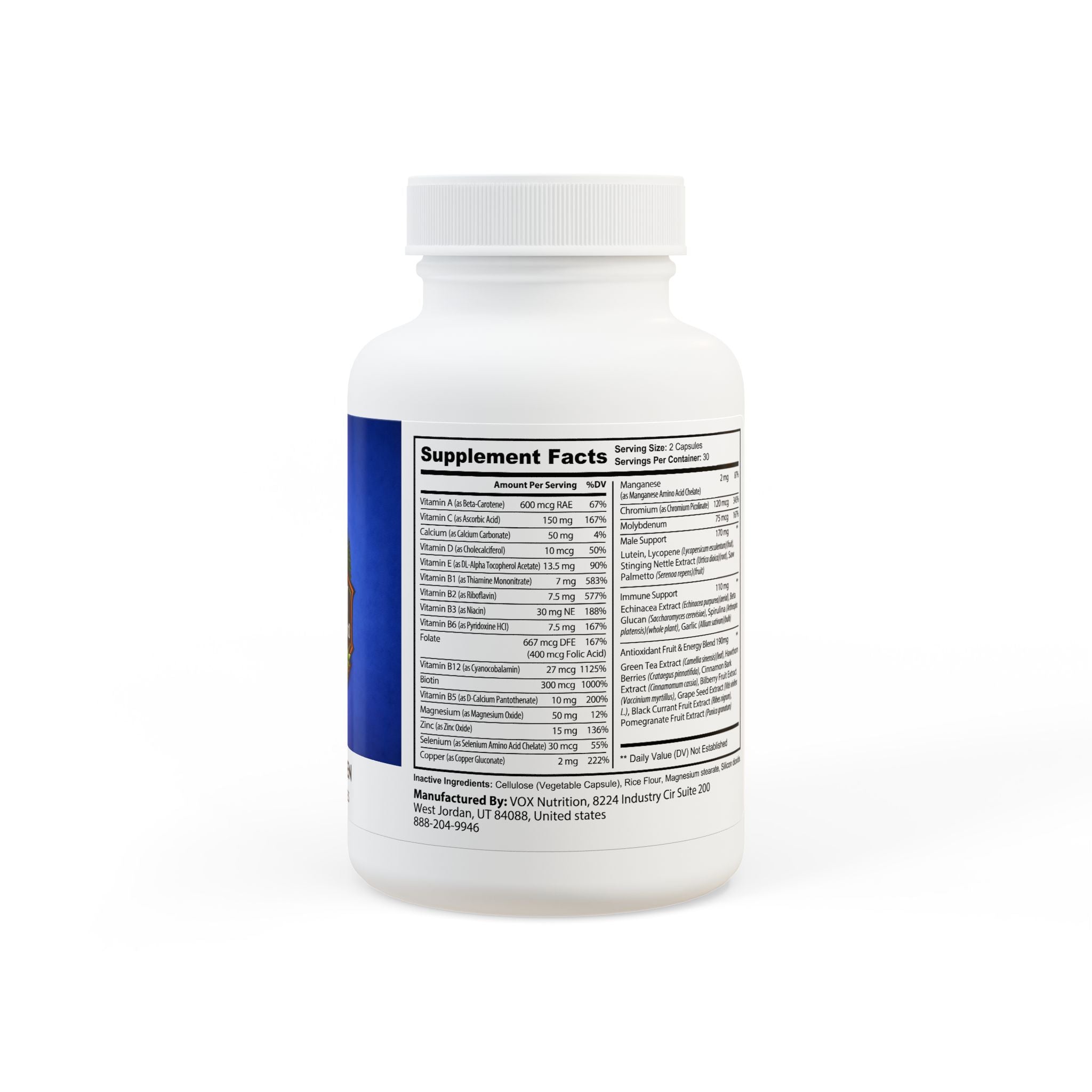 Untamed Male Multivitamin for Men (60 Capsules)