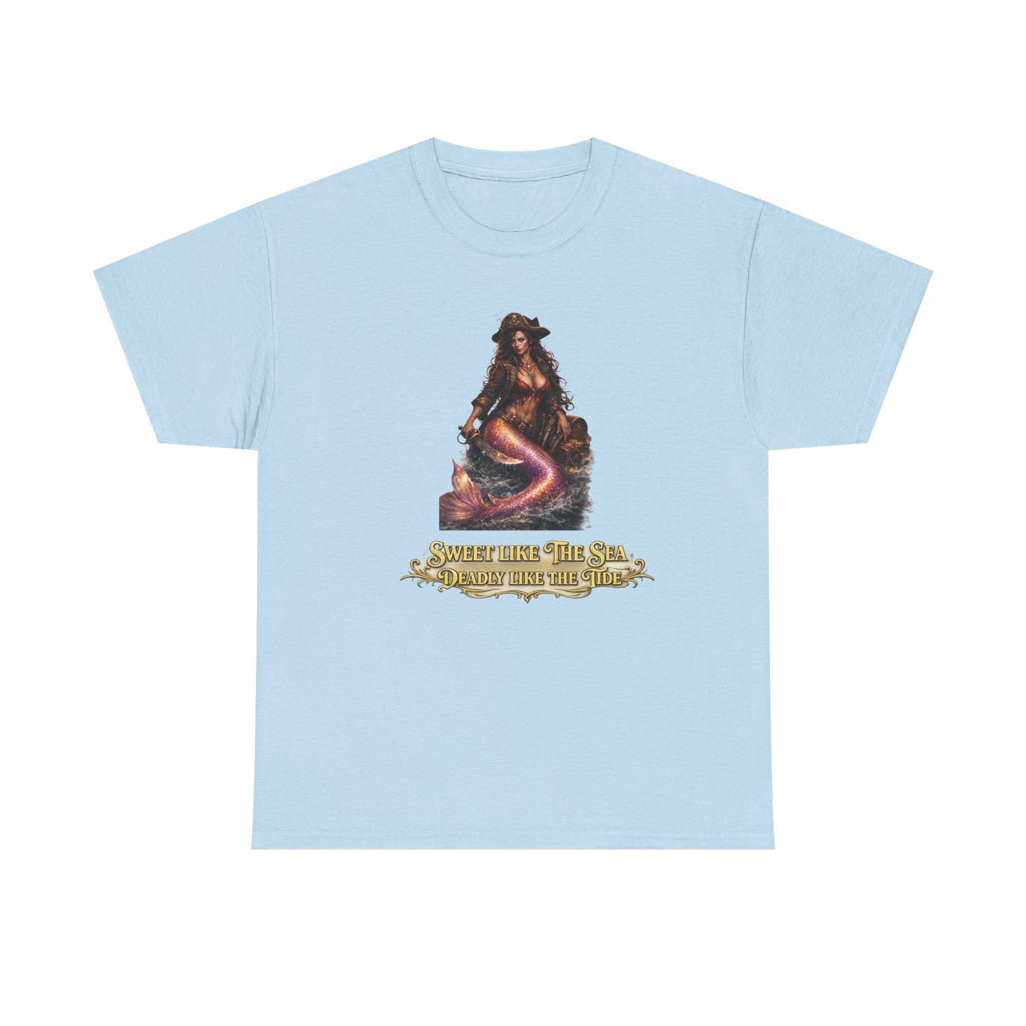 Sweet Like the Sea Mermaid T-Shirt — 'Deadly Like the Tide' Coastal Graphic Tee