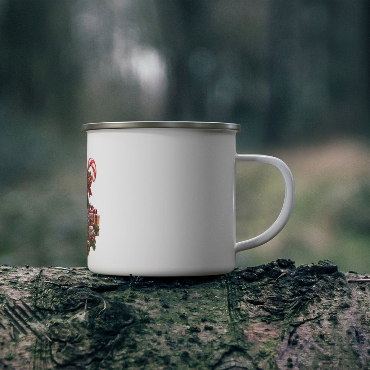 Pete the Possum Christmas Enamel Camping Mug – Western Cowboy Holiday Camp Cup 🎄🤠☕