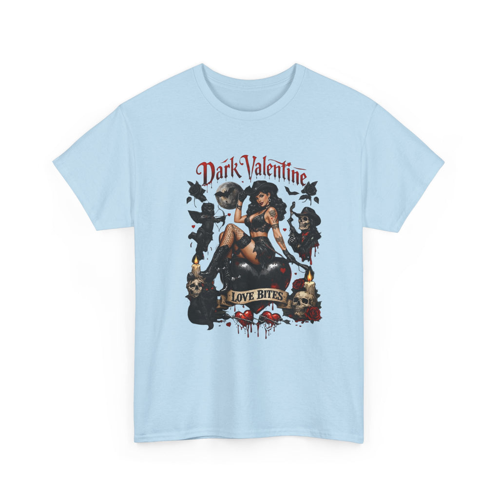 Love Bites Dark Valentine T-Shirt — Fantasy Humor Graphic Tee