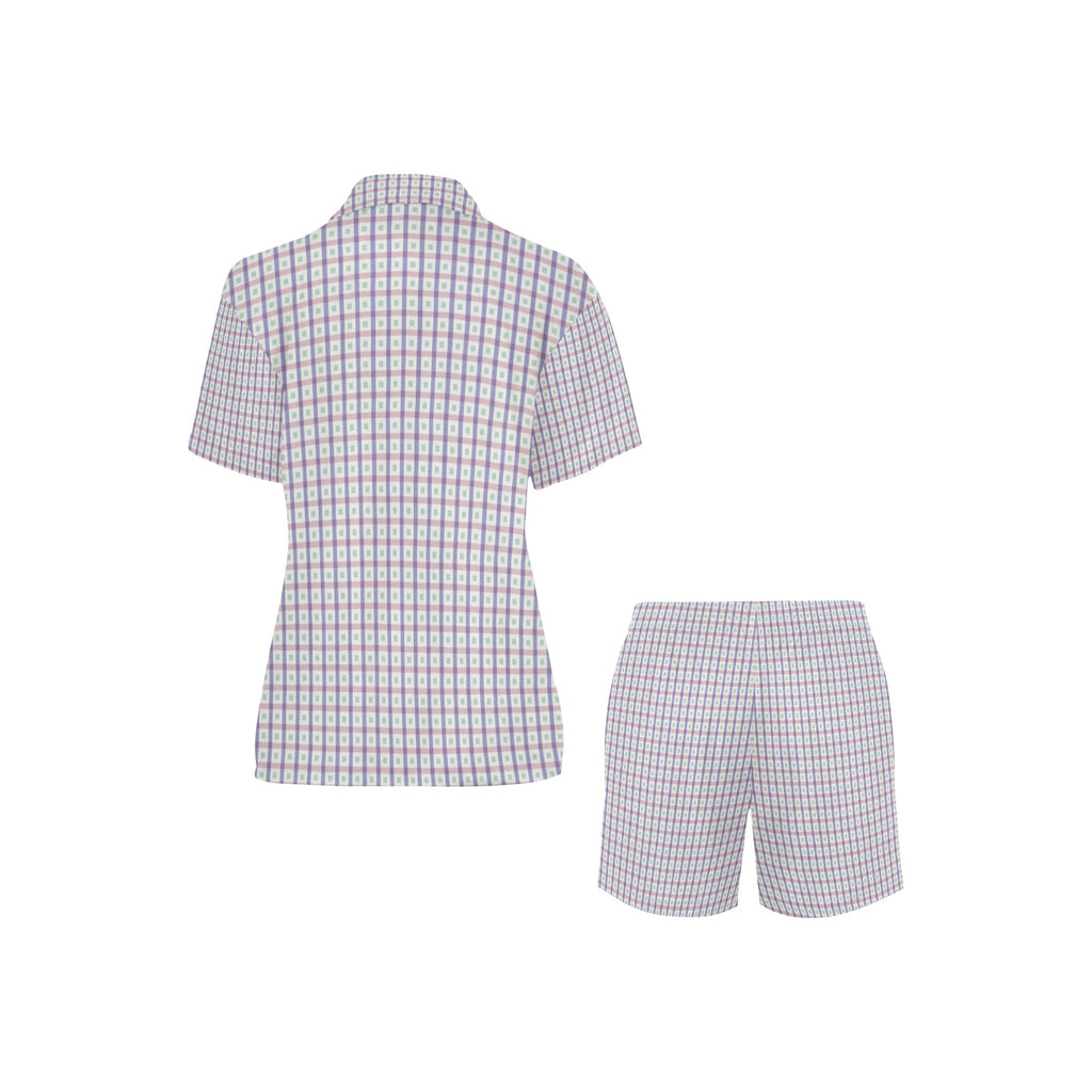 "Wolf Hill Ranch Signature Collection  "Lavender Gingham Floral Pajama Set
