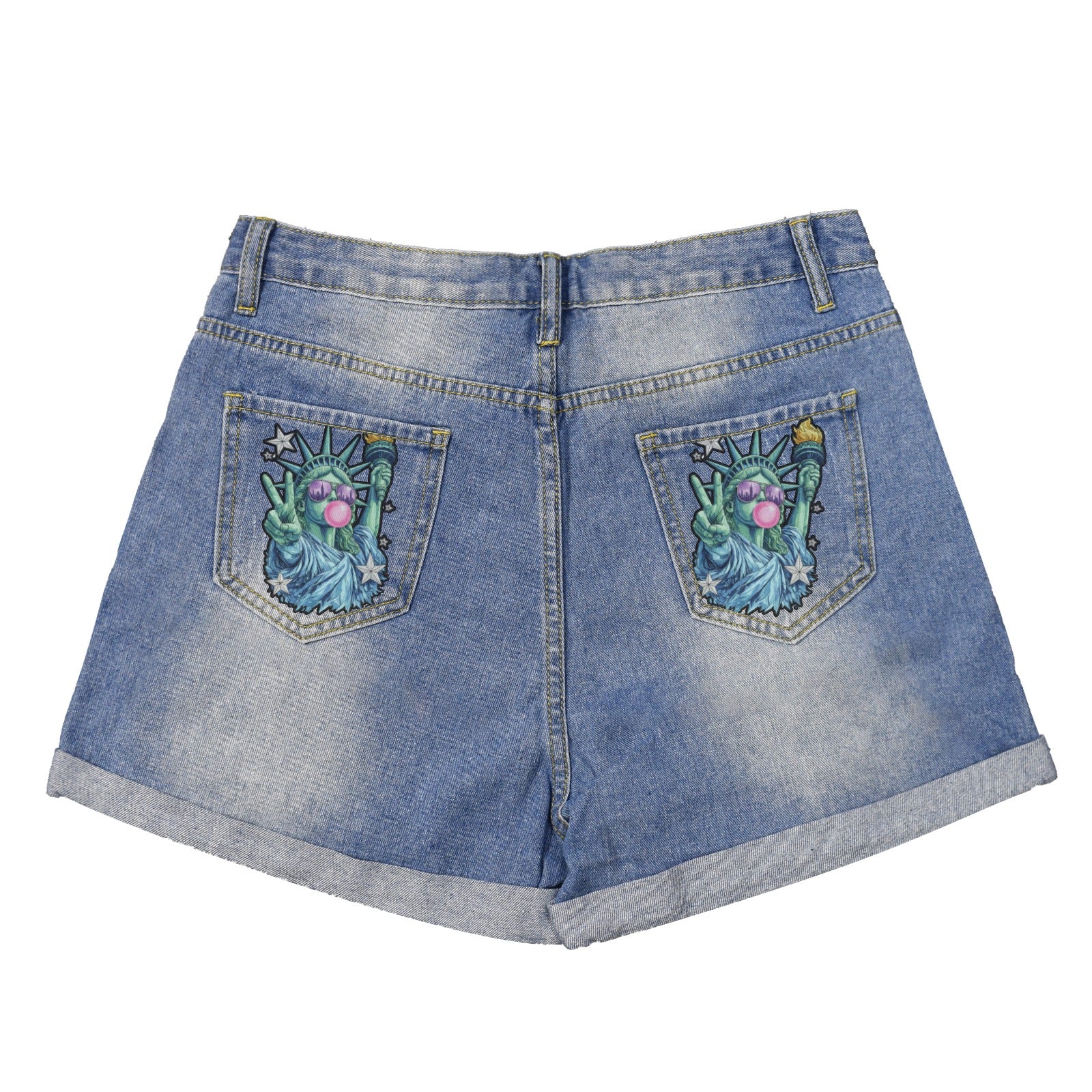 Free Spirit Denim Shorts 🗽✌️
