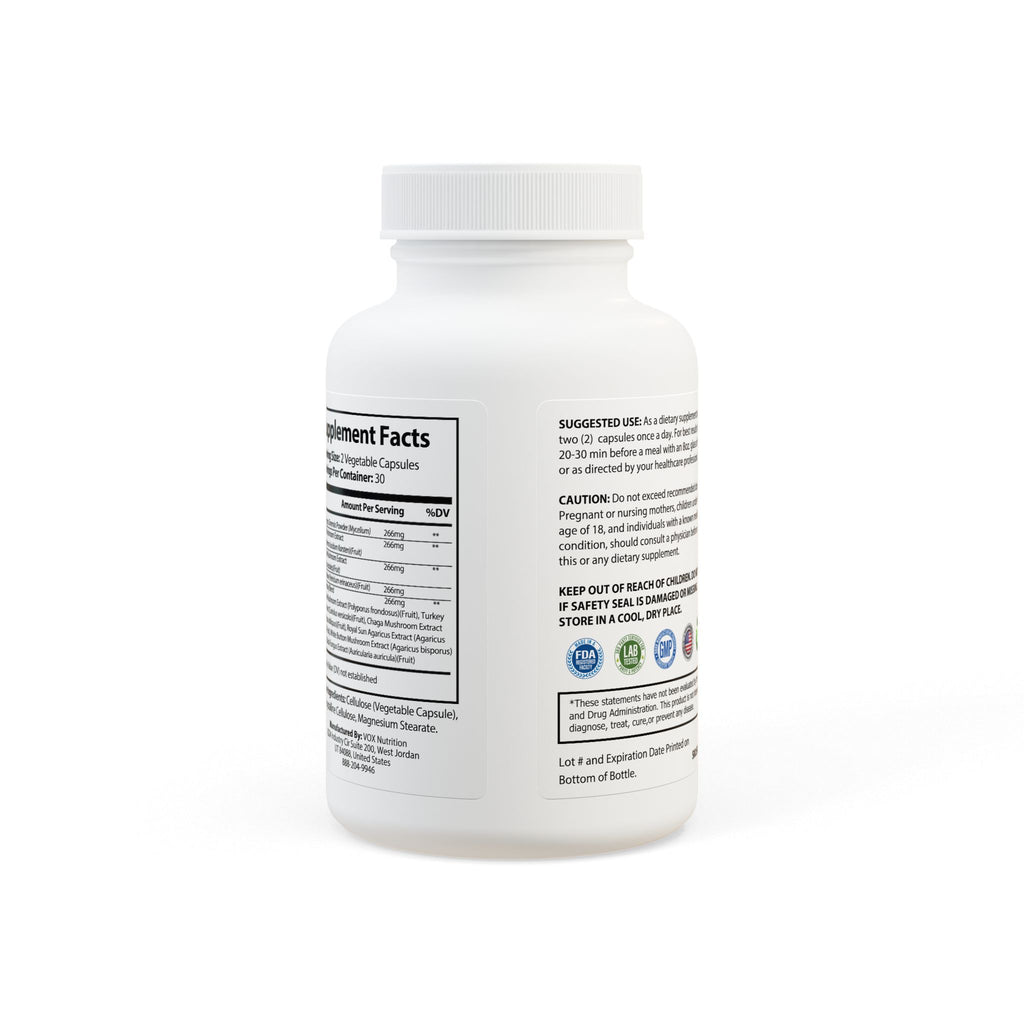 FOCUS 3 -Mushroom Blend Supplement (60 Capsules)