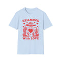 Beaming With Love UFO Tee — Valentine’s Day Graphic T-Shirt Trendy