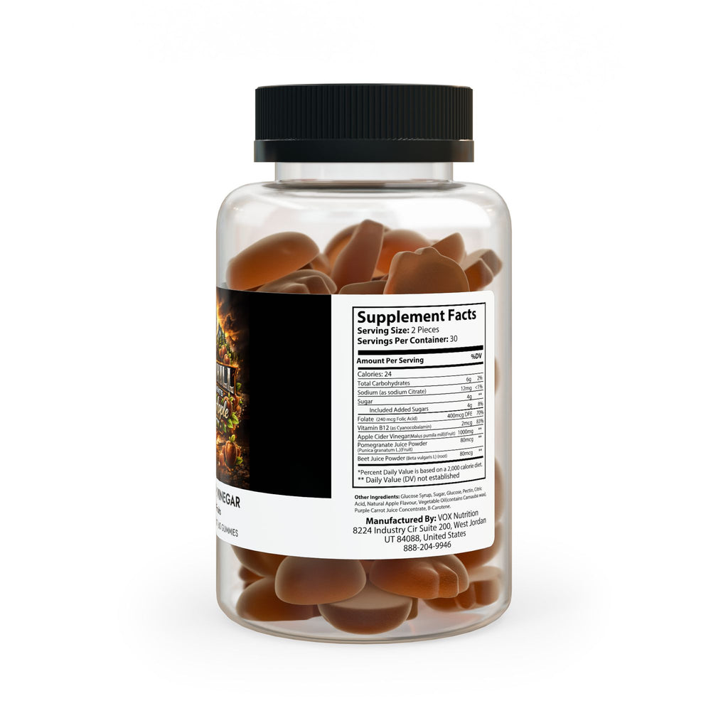 Detox-Apple Cider Vinegar Gummies (60 Gummies)