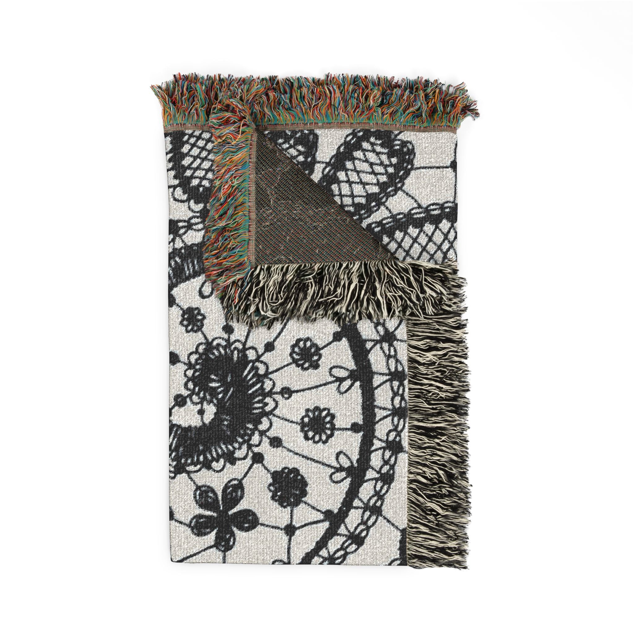 Floral Paisley Woven Blanket — Cozy Decorative Throw for Living Room & Bedroom Classic