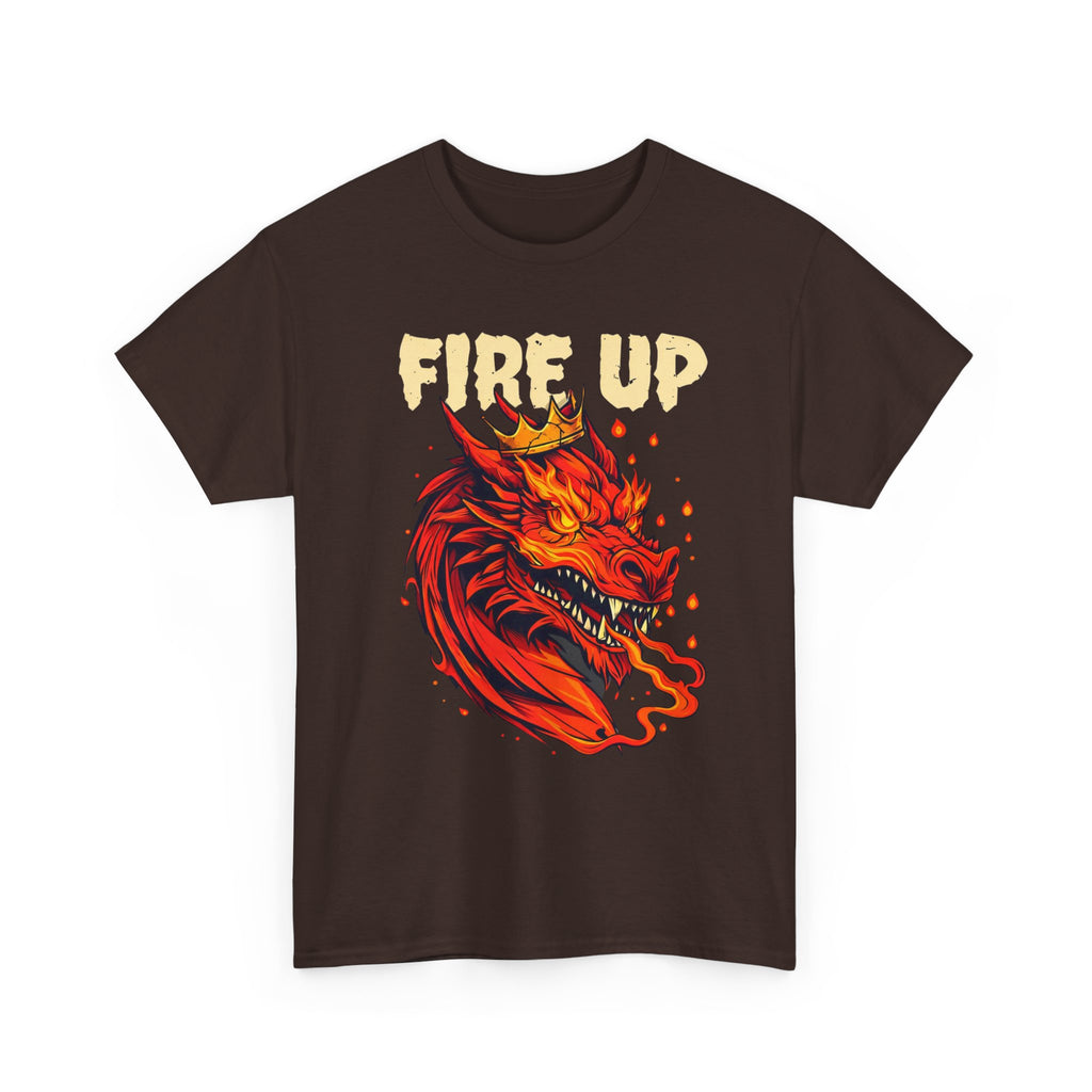 Fire Up Dragon T-Shirt — Fantasy Dragon Tee