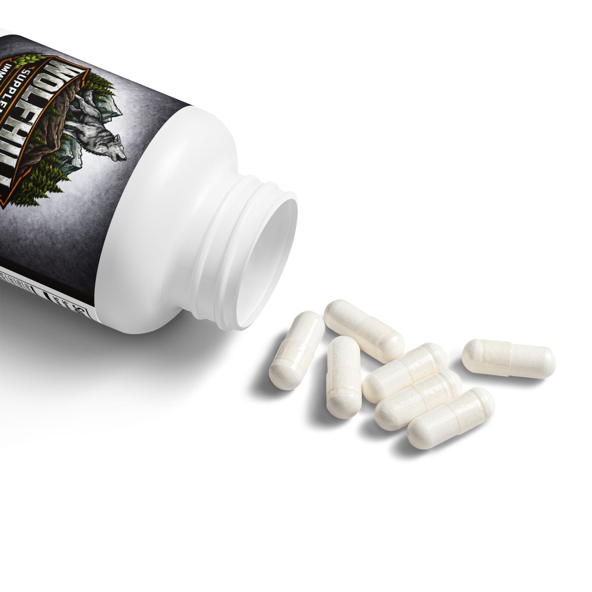 Immune Defense Supplement by Wolf Hill Supplements Vit D3 and K2 (60 Capsules)