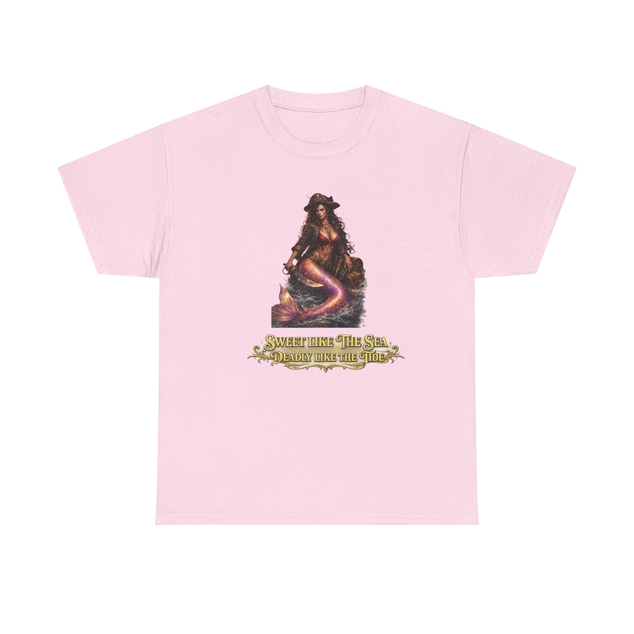 Sweet Like the Sea Mermaid T-Shirt — 'Deadly Like the Tide' Coastal Graphic Tee