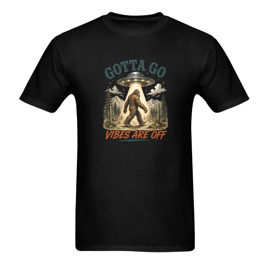Sasquatch Exit Strategy Unisex Bigfoot UFO Graphic Tee