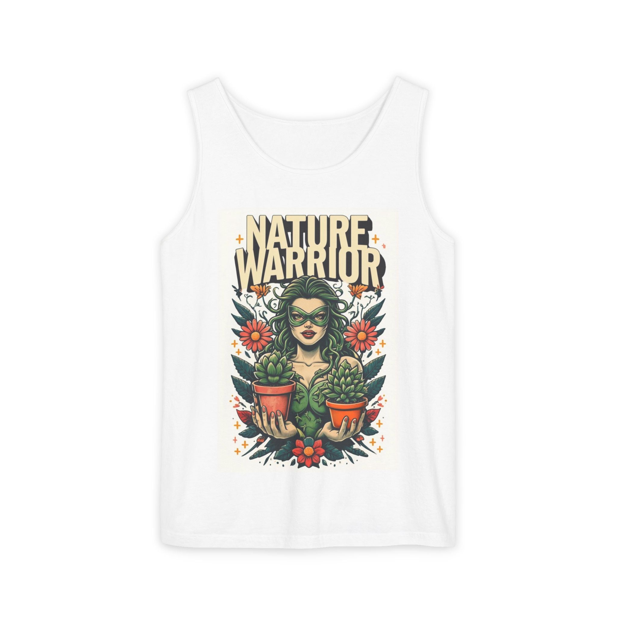Tank Top - Garden Superhero Plants Halloween Design