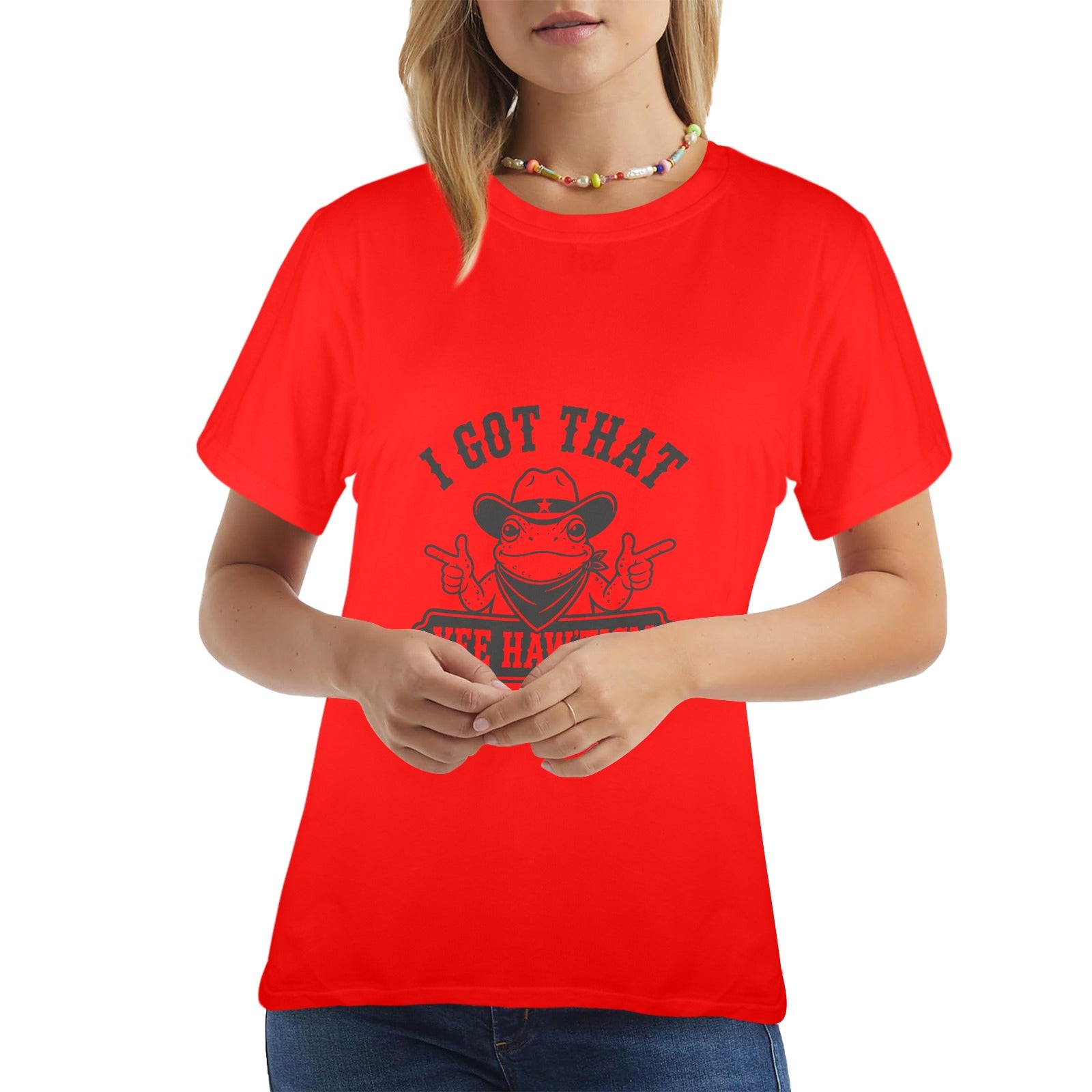 Ranch Ready Yee Haw'tism Tee ladies