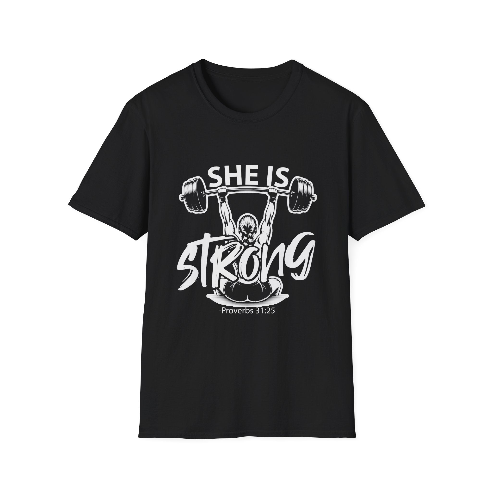 She Is Strong Inspirational T-Shirt — Empowerment Tee for Women