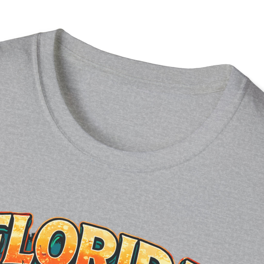 Florida Sunshine State T-Shirt — Retro Mermaid Beach Graphic
