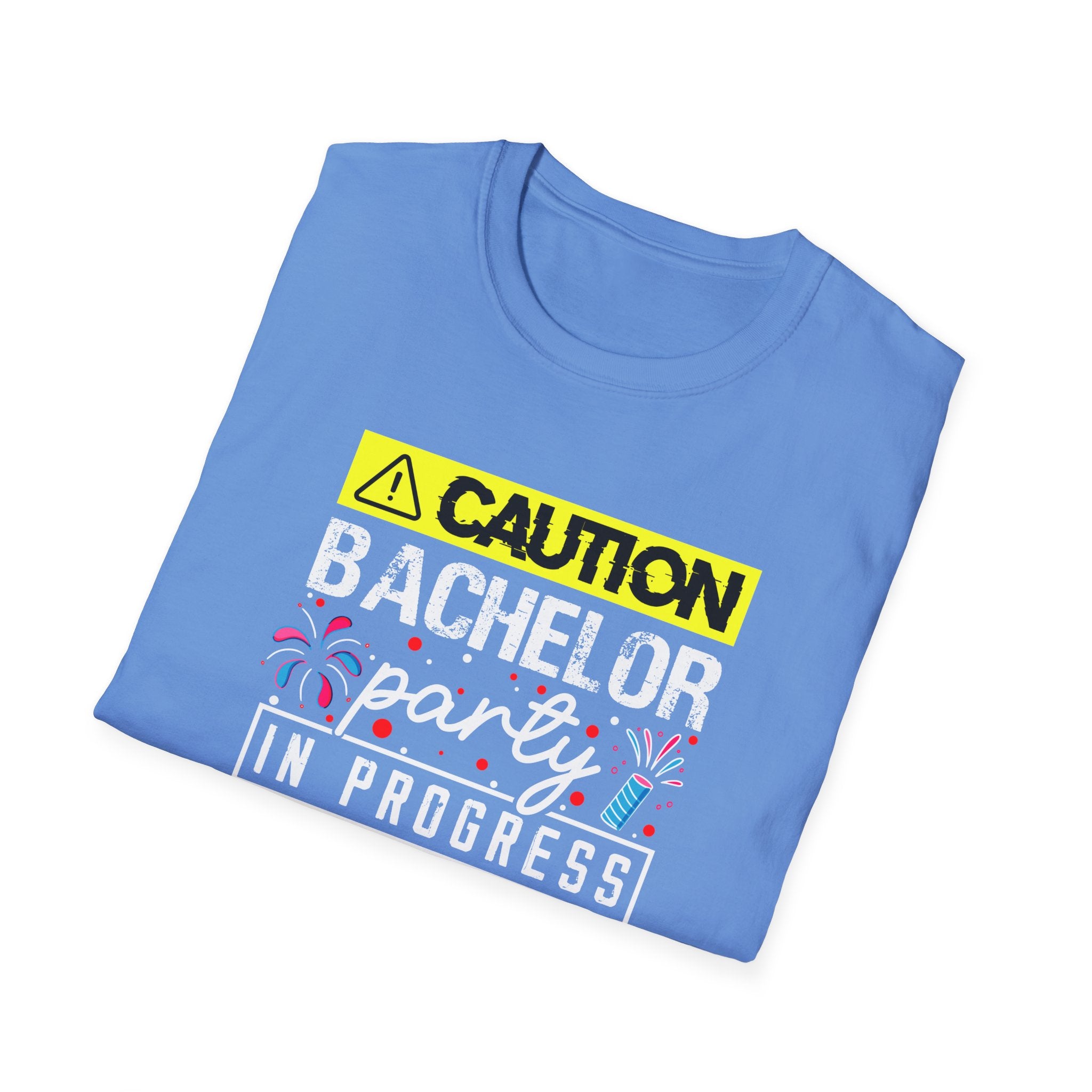 Bachelor Party Caution In Progress T-Shirt