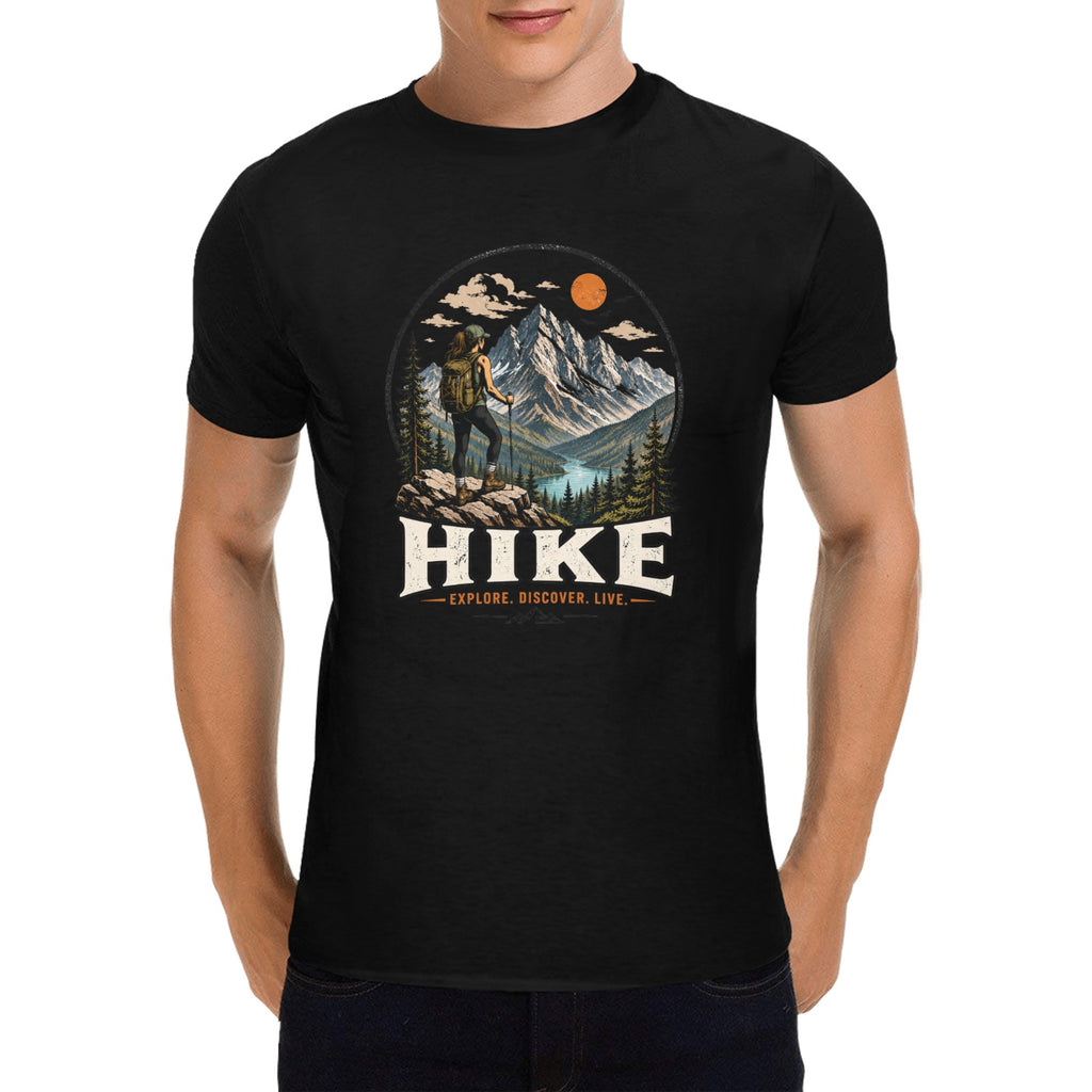 Men - Heavy Cotton T-Shirt - Front Print （Made in USA，Ships to USA Only）