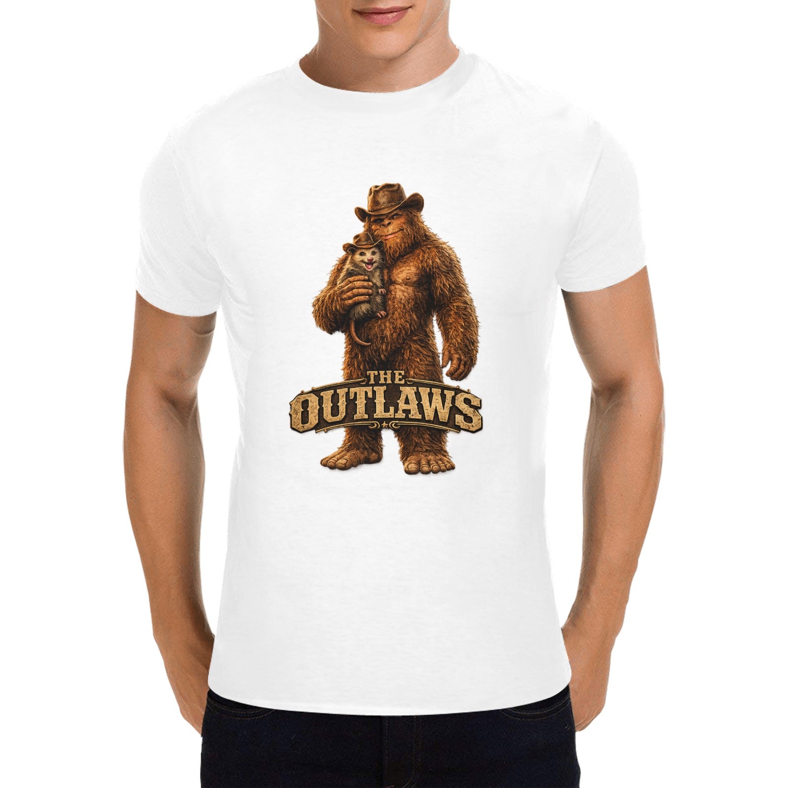 The Outlaws — Bigfoot & Pete Unisex Graphic T-Shirt