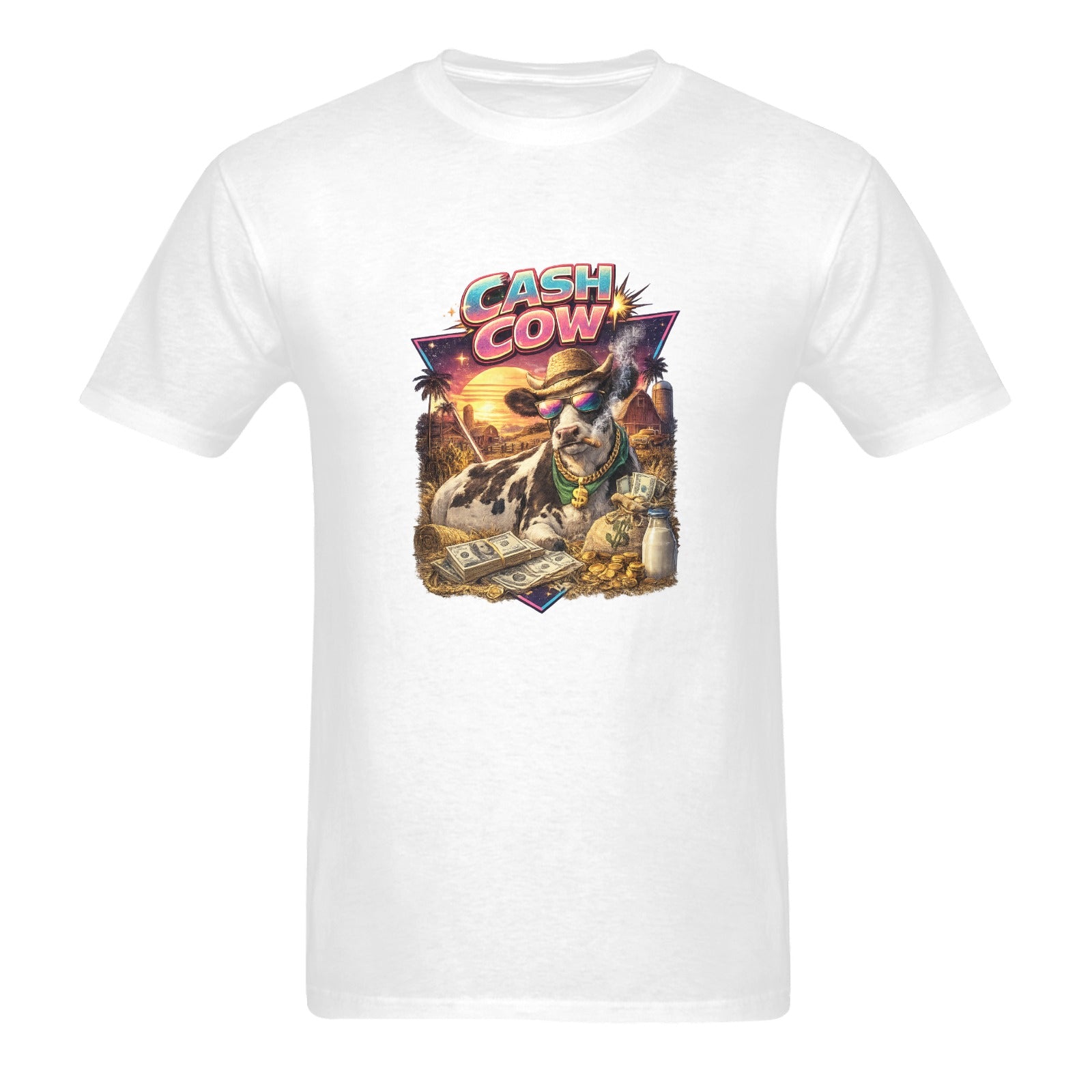 Cash Cow Retro Graphic Tee  Unisex