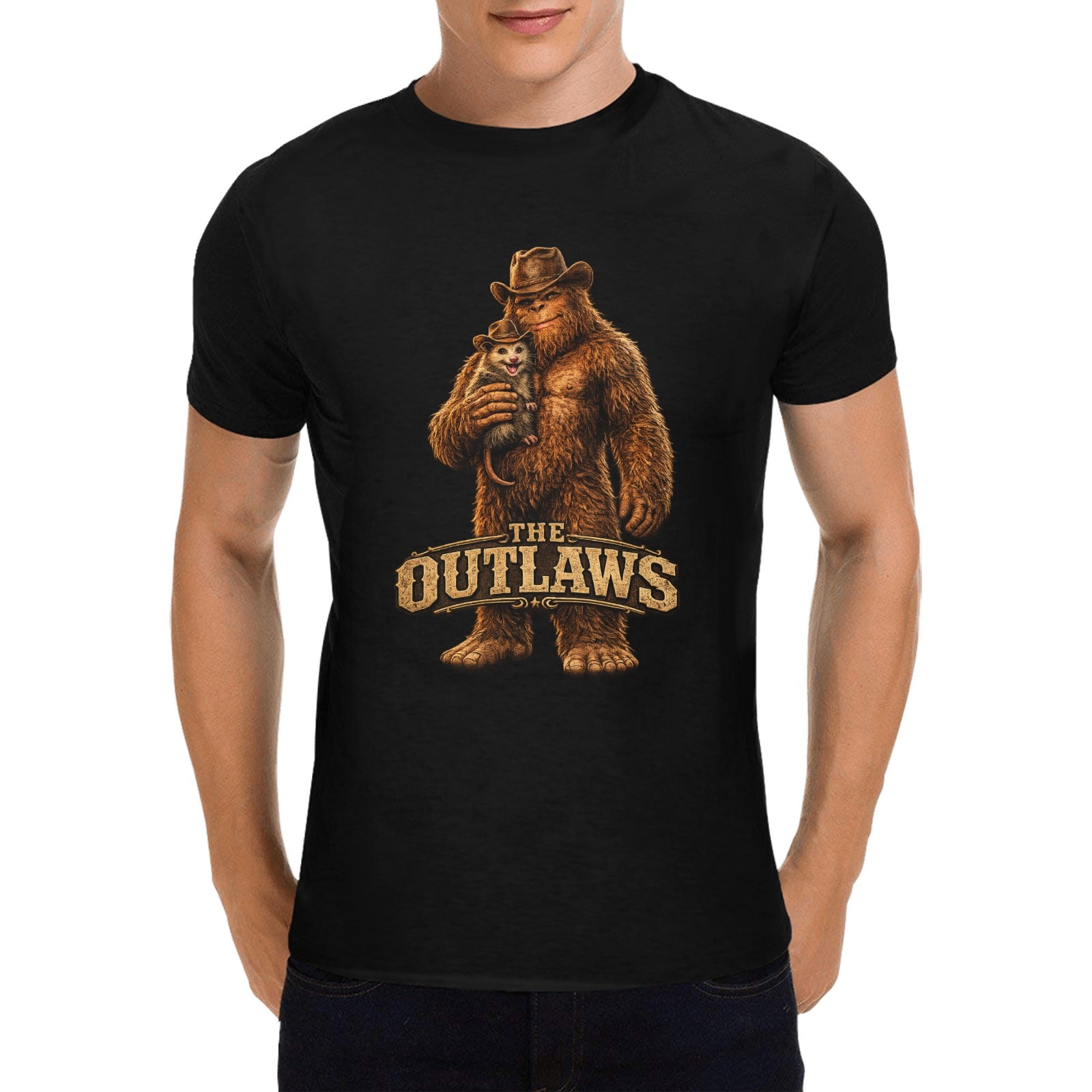 The Outlaws — Bigfoot & Pete Unisex Graphic T-Shirt