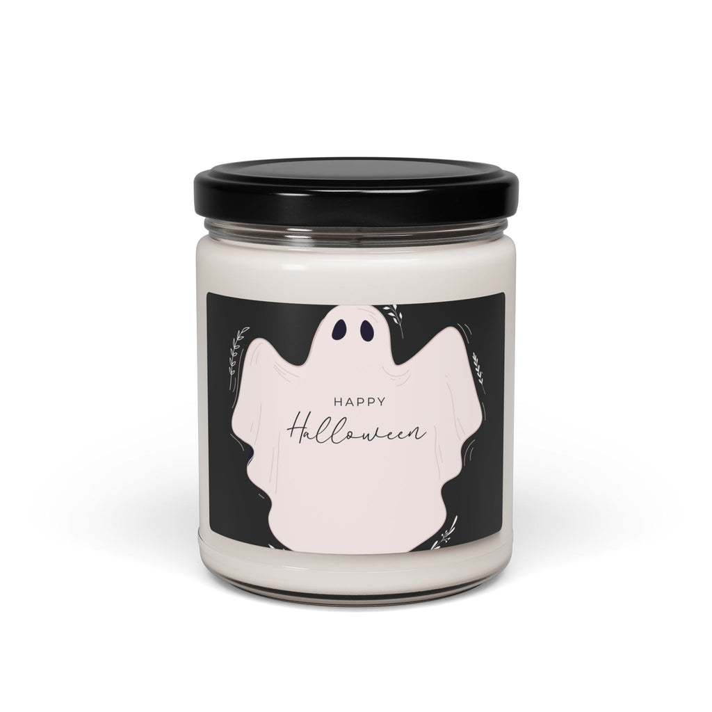 Halloween Scented Soy Candle, Pumpkin Spice Candle, Ghost Decor, Fall Home Fragrance, Halloween Gifts