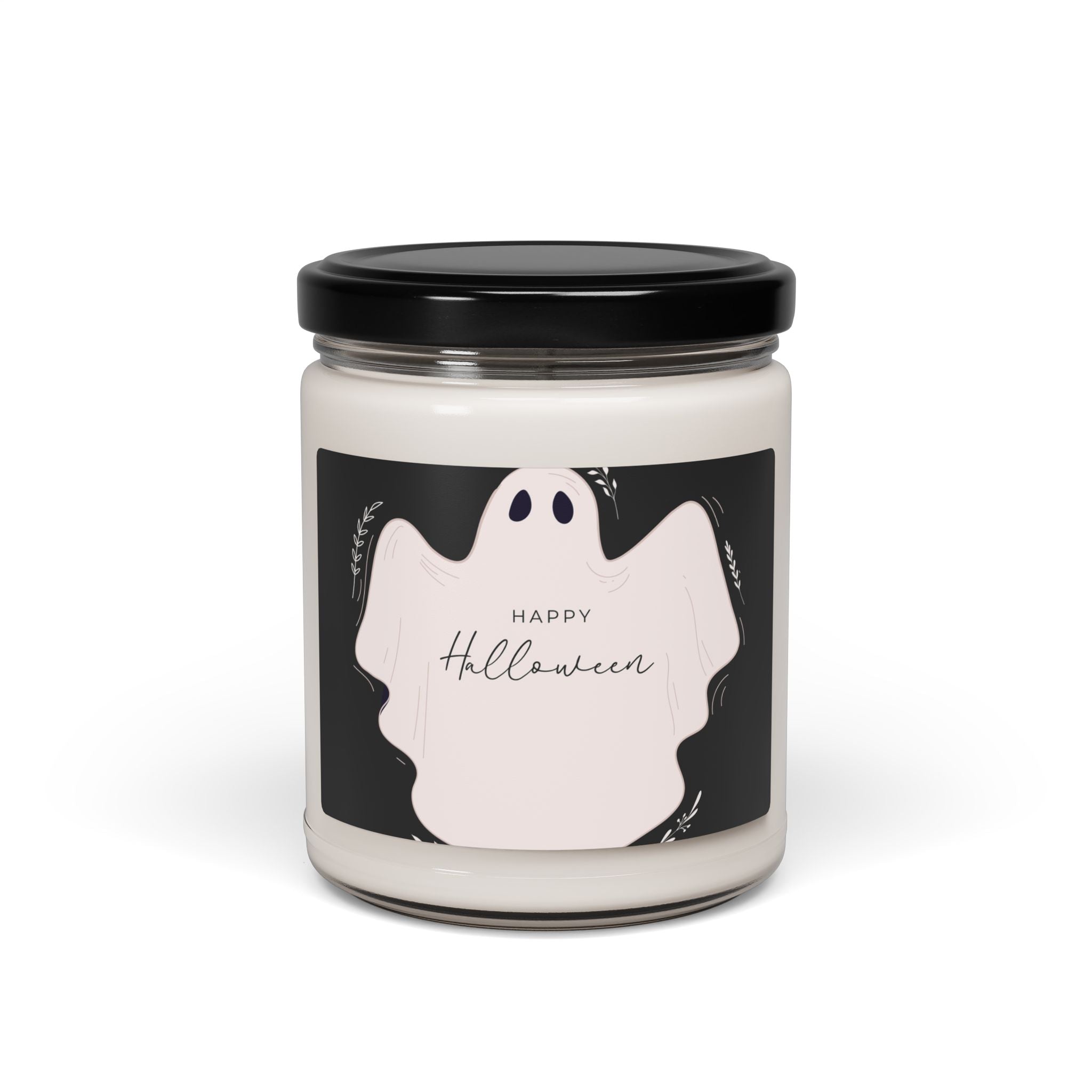 Halloween Scented Soy Candle, Pumpkin Spice Candle, Ghost Decor, Fall Home Fragrance, Halloween Gifts
