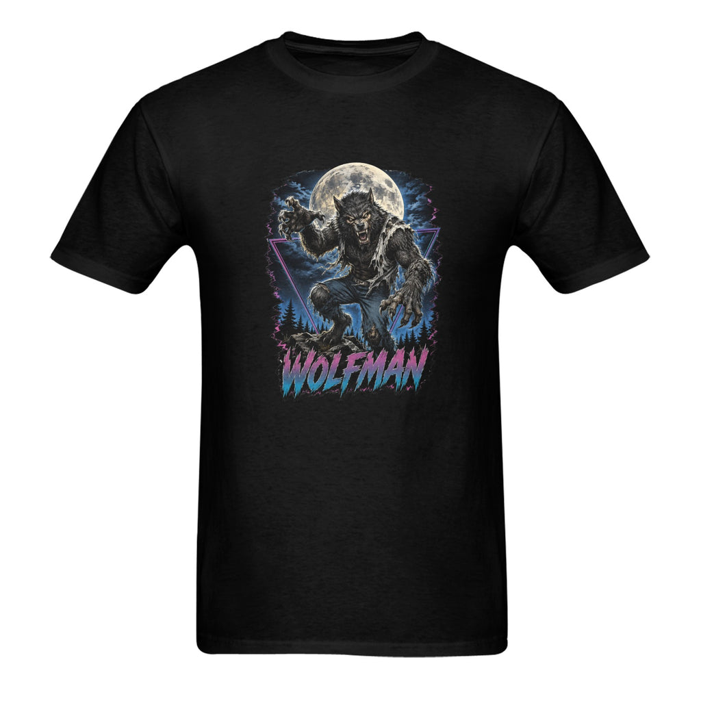 Midnight Wolfman Retro Tee