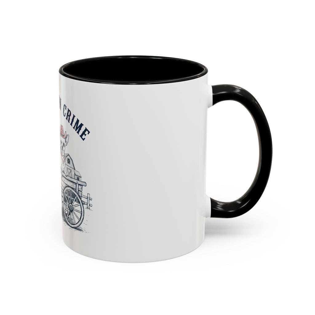 Partners in Crime Coffee Mug — Cute Cowboy Coco & Pete Accent Mug (11/15oz)