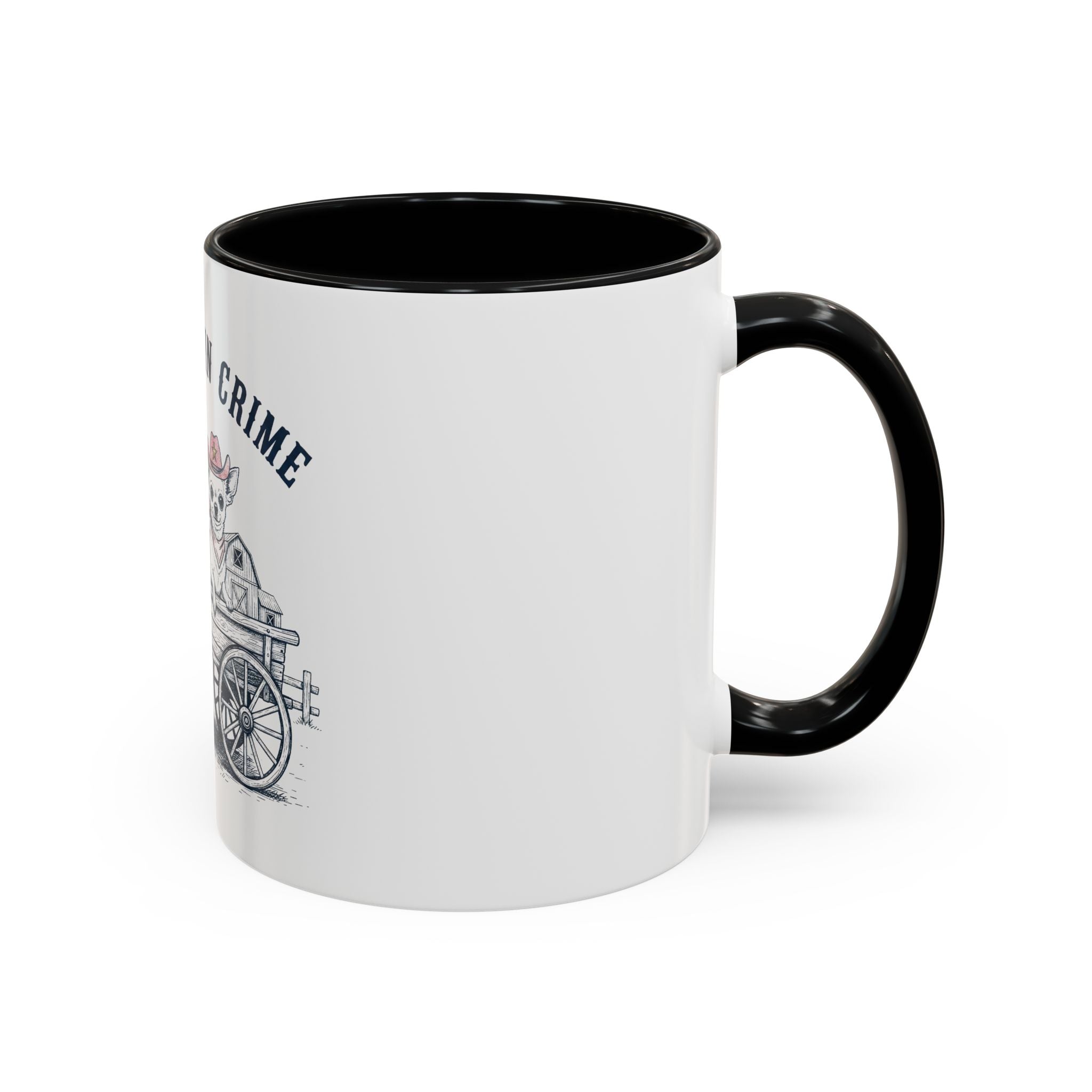 Partners in Crime Coffee Mug — Cute Cowboy Coco & Pete Accent Mug (11/15oz)