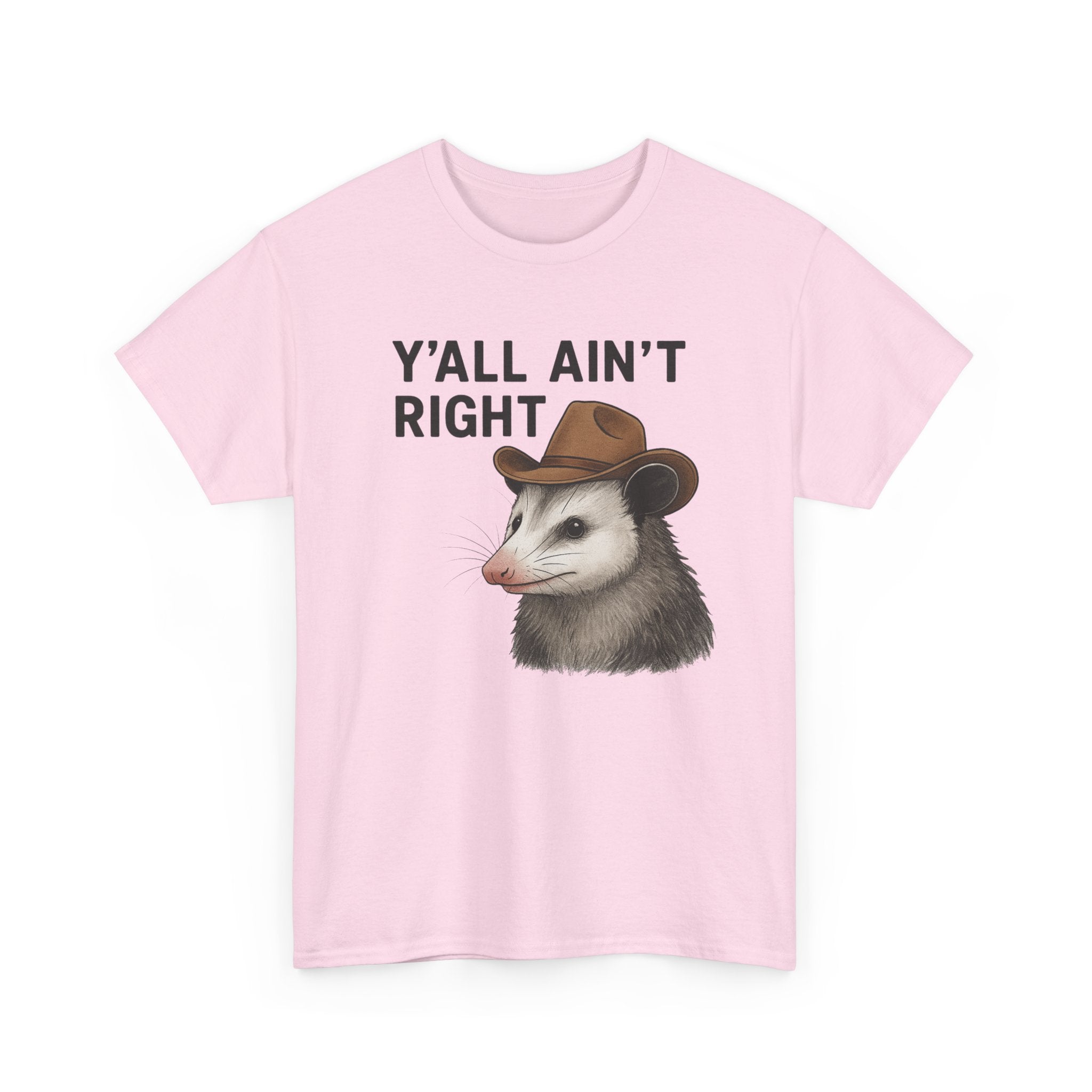 Y'all Ain't Right Possum Tee — Funny Southern Animal T-Shirt