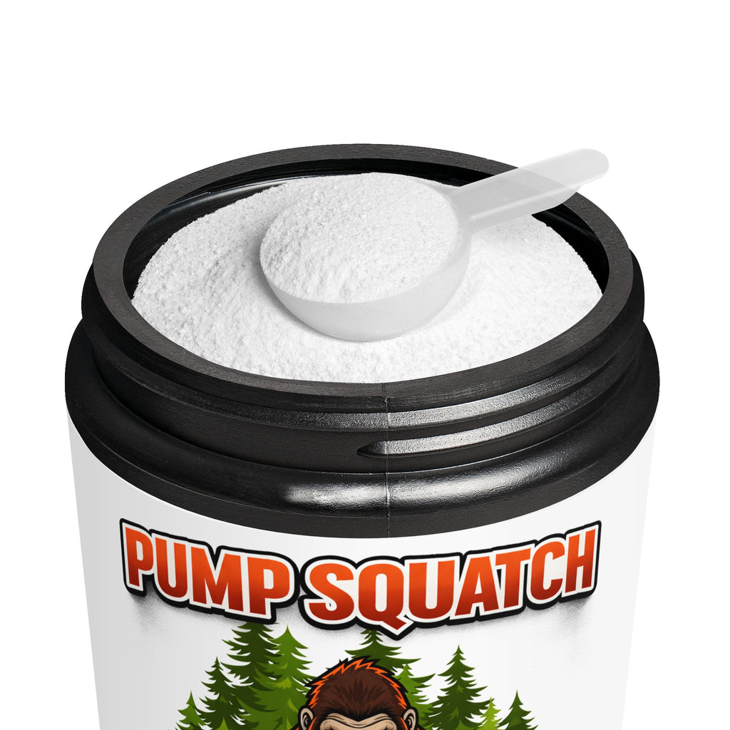 PUMPSQUATCH Pre-Workout Supplement by Untamed Fitness, Fruit Punch (204g, 7.1oz)