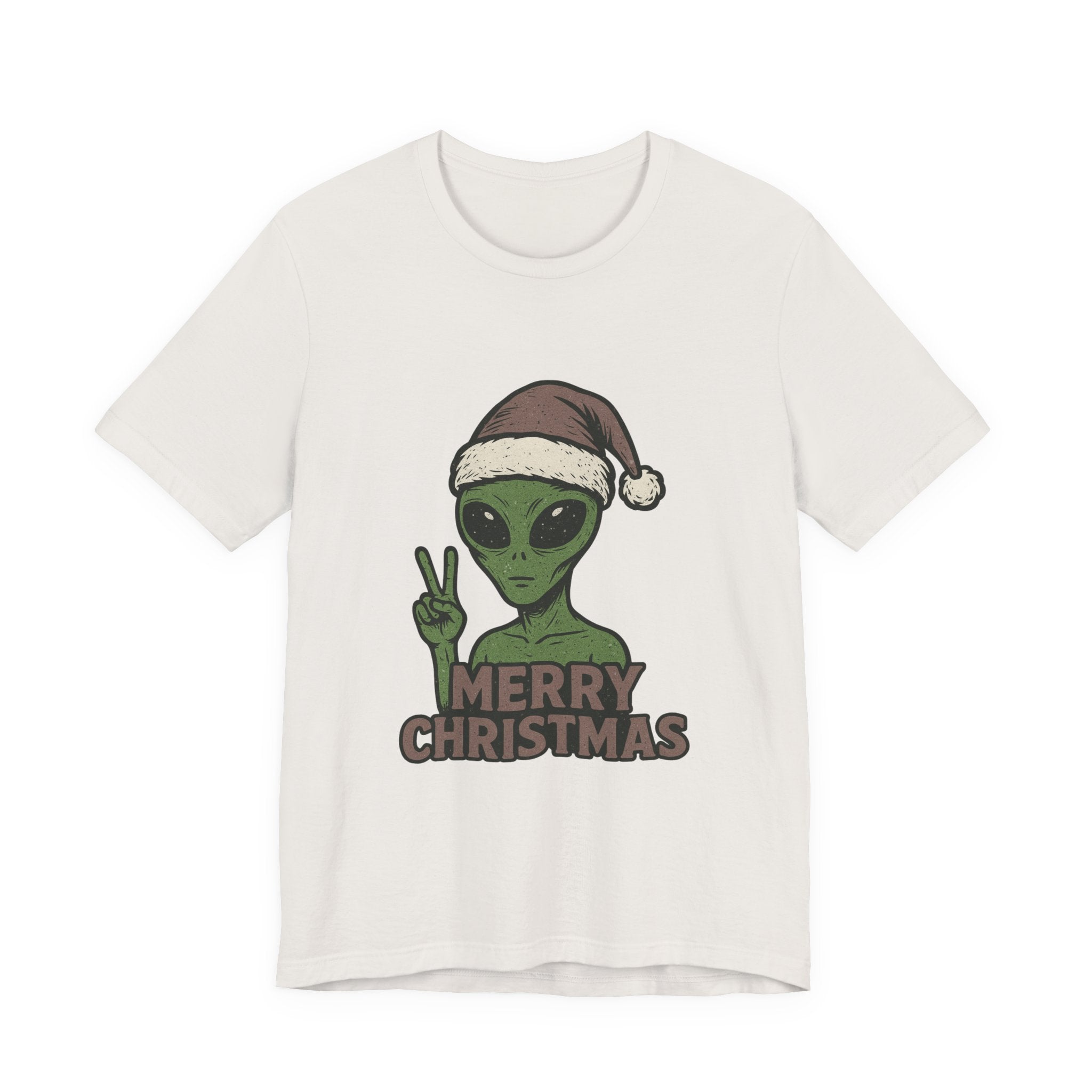 Funny Alien Merry Christmas Unisex Tee