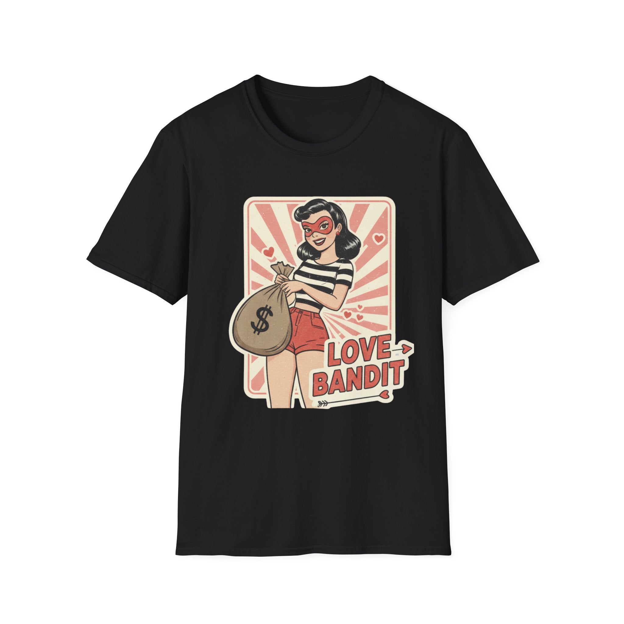 Love Bandit Retro Pinup T-Shirt — Vintage Graphic Tee