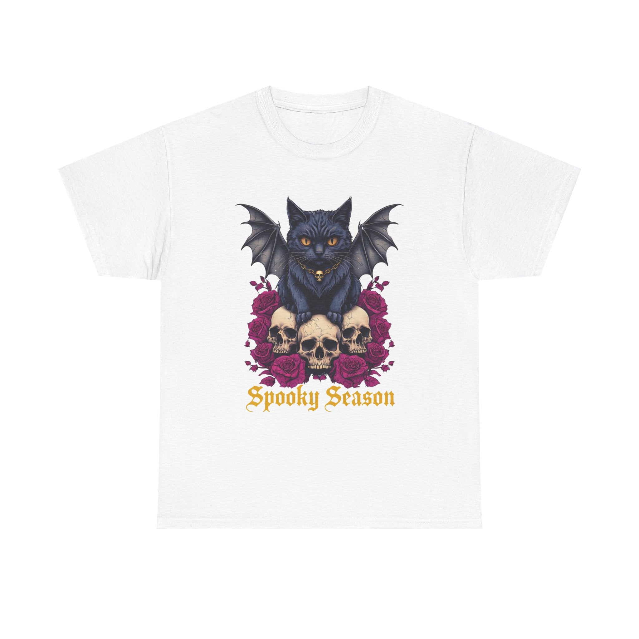 Halloween Cat Skulls Tee