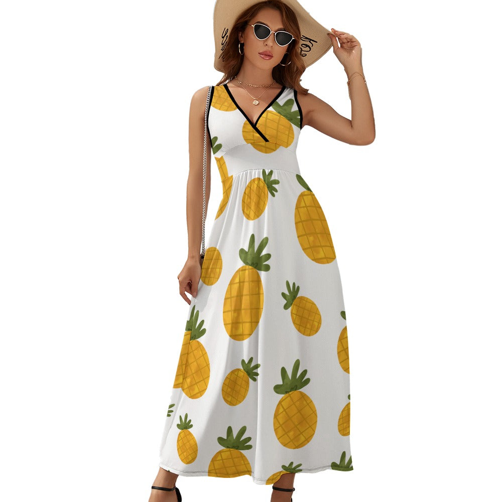 Sweet Escape Pineapple Maxi Dress