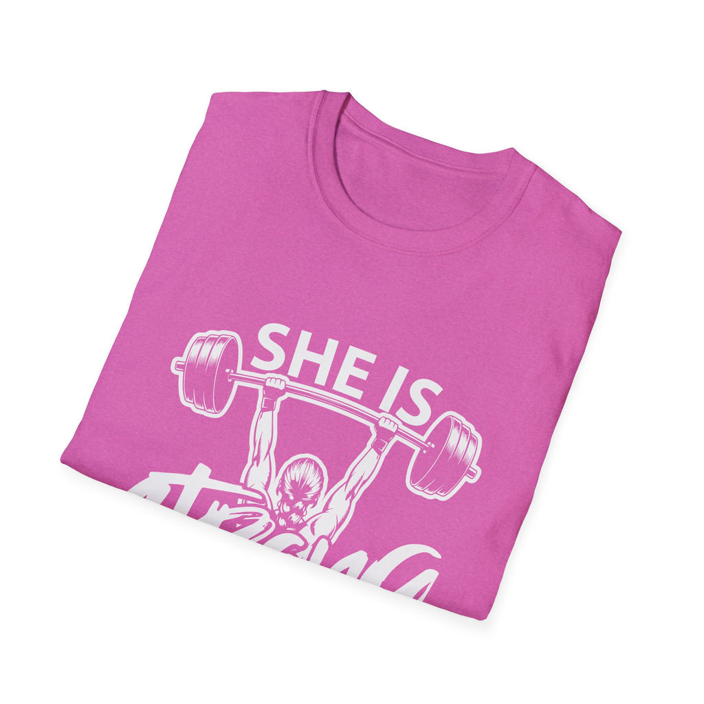 She Is Strong Inspirational T-Shirt — Empowerment Tee for Women